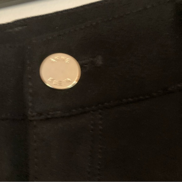 Anne Klein Women’s Faux Suede Black Dress Pants; Sz 6; Very Soft - Picture 2 of 6